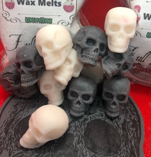 WITCHWOOD Skull Wax Melts – Box of 10 | Para-Soy Wax Melts for Warmers