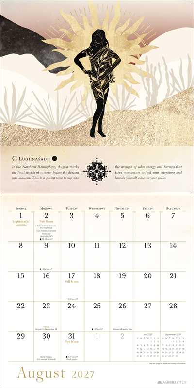 Year of the Witch 2027 Wall Calendar – Seasonal Intuitive Magick for Every Month