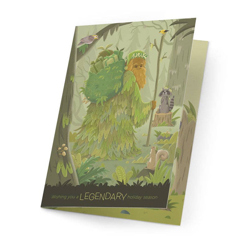 Sasquatch Holiday Card