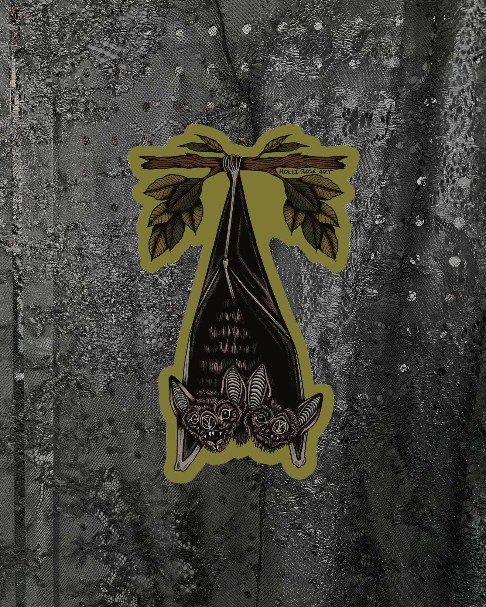 Two-Headed Bat Sticker