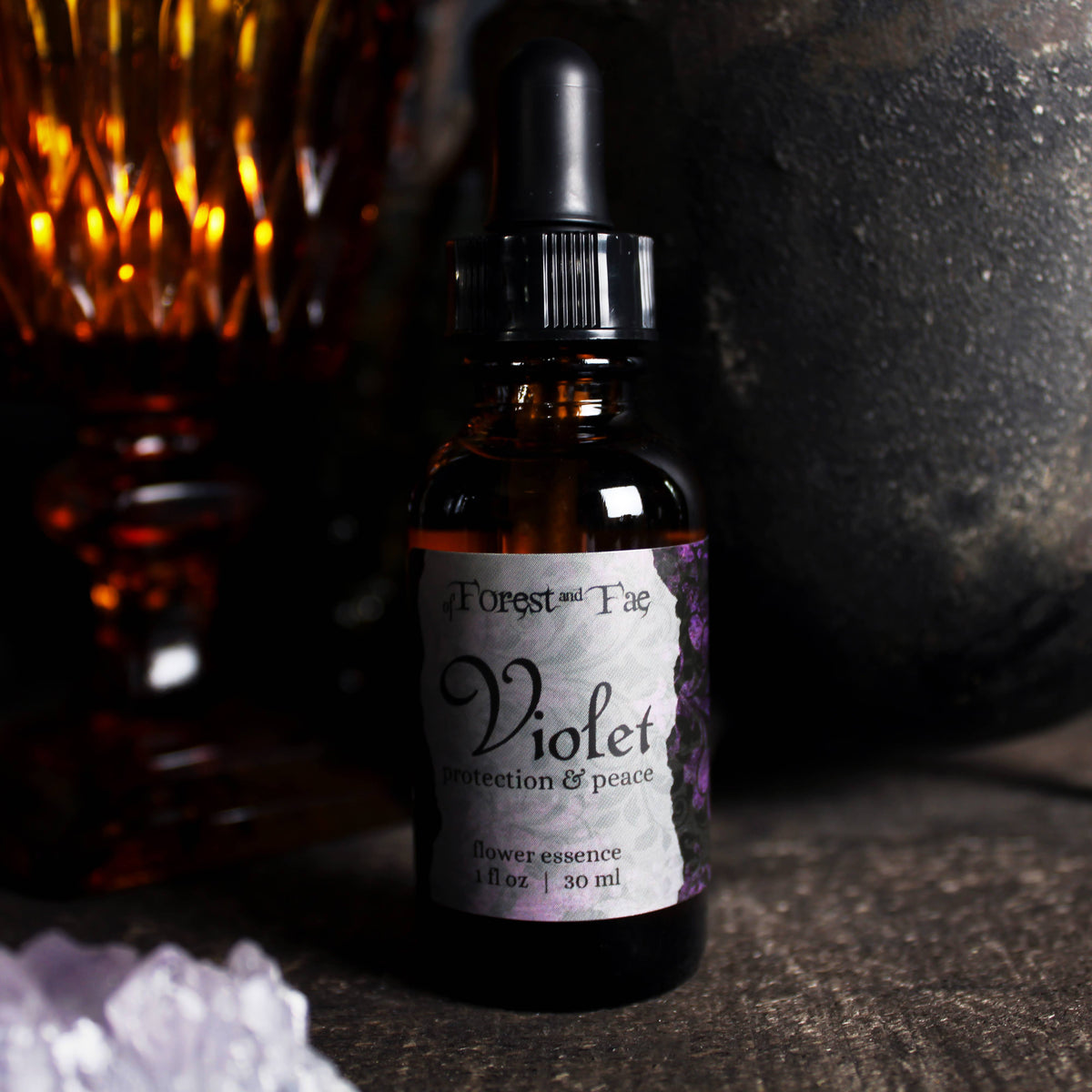 Violet Flower Essence • Protection & Peace for Deep Healing