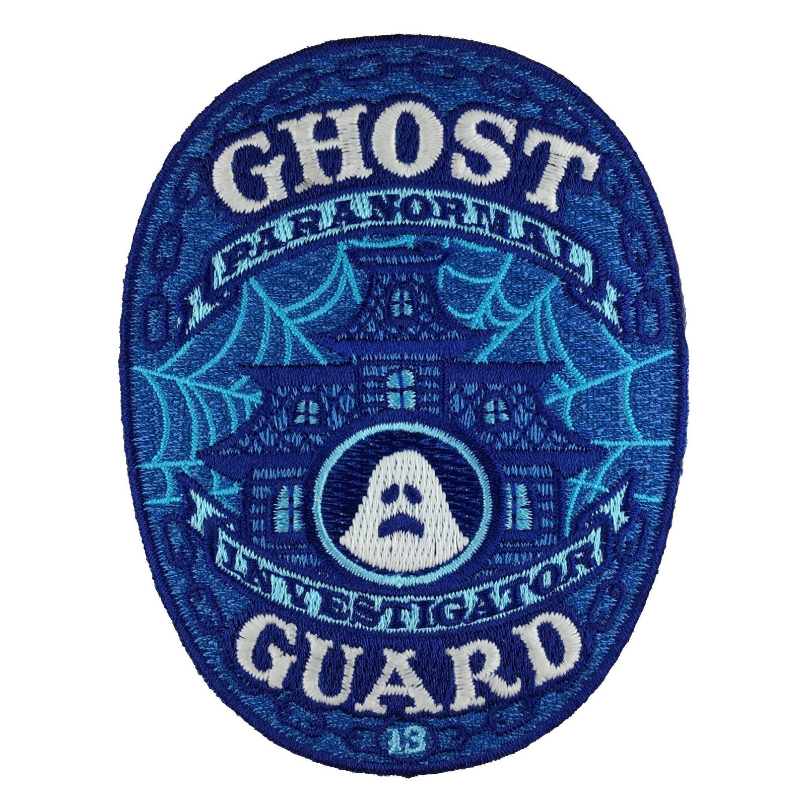Ghost Guard: Paranormal Investigator Embroidered Patch - Glow-in-the-dark