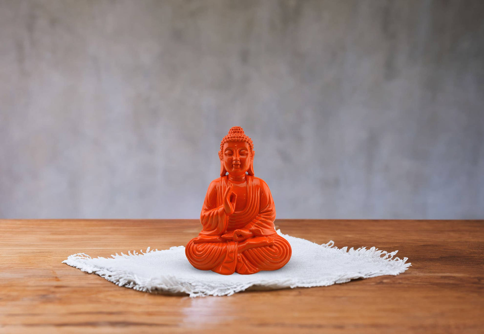 Colorful Buddha - Orange