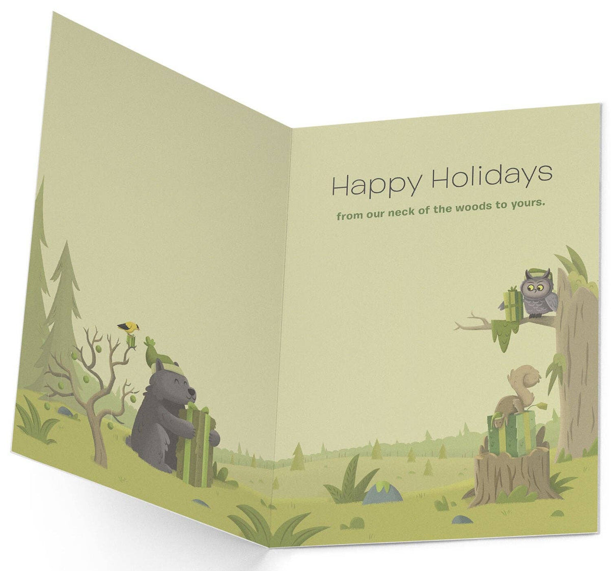 Sasquatch Holiday Card