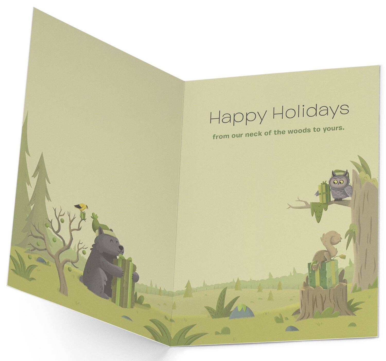 Sasquatch Holiday Card