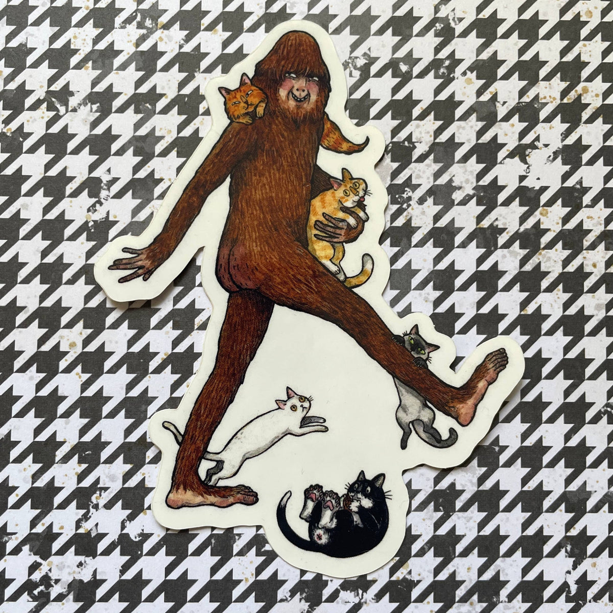 Big Paw 3" Bigfoot Sasquatch Cryptid Vinyl Sticker