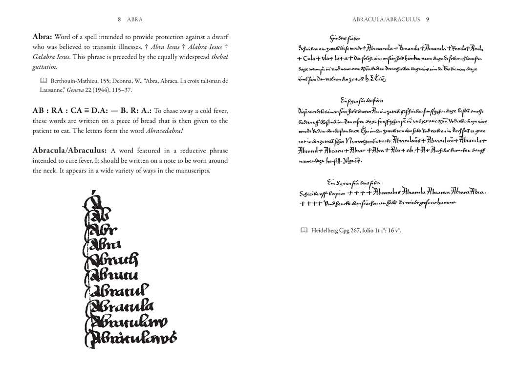 Dictionary of Ancient Magic Words and Spells by Claude Lecouteux