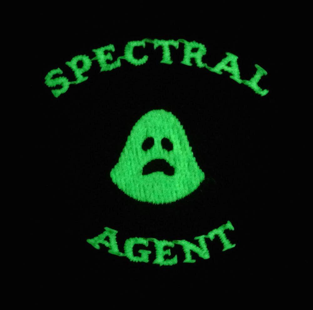 Ghost Guard: Spectral Agent Embroidered Patch - Glow-in-the-dark