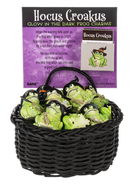 Hocus Croakus - Glow in the Dark Frog Pocket Charm