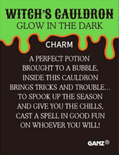 Witch’s Cauldron - Glow in the Dark Pocket Charm