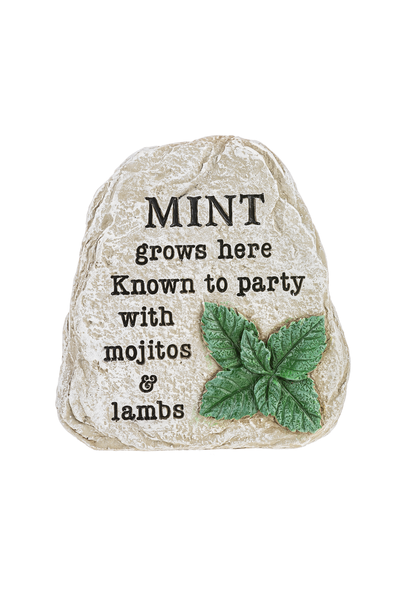 Funny Herb Garden Stones