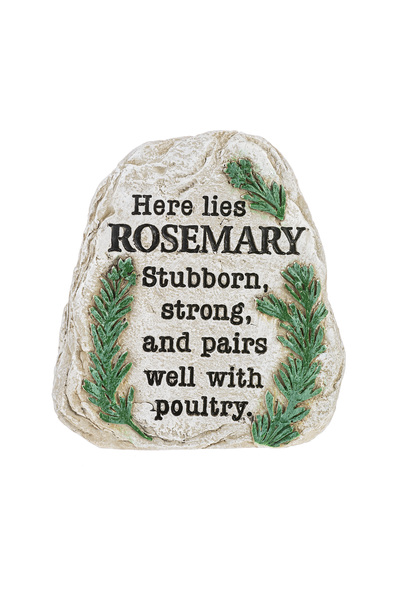 Funny Herb Garden Stones