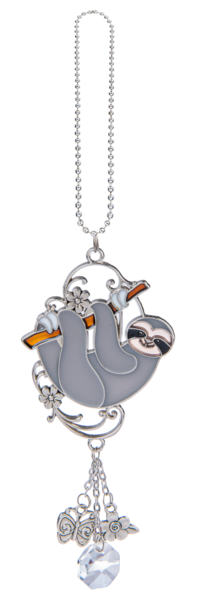Enchanting Sloth Car Charm