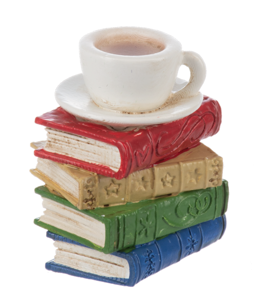 The Little Stack of Books Charm Pocket Token