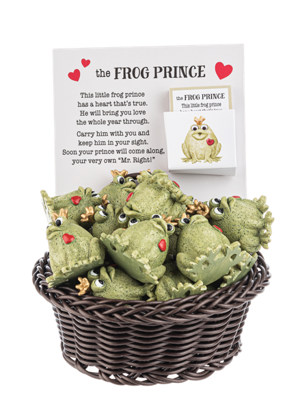 The Frog Prince - Kissy Face Frog Prince Pocket Charm