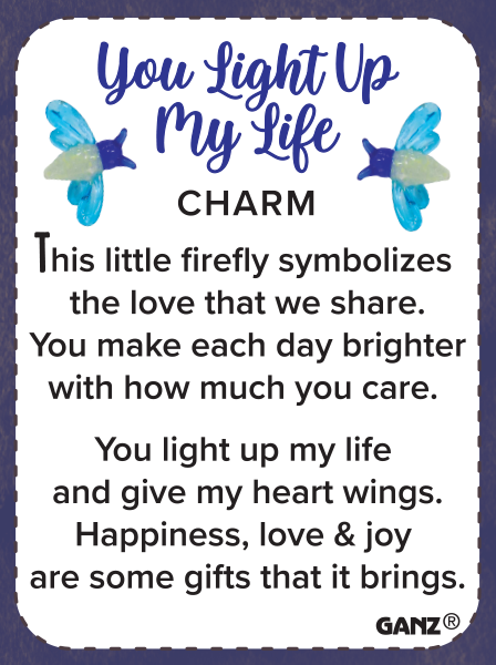 You Light Up My Life Firefly Pocket Charm