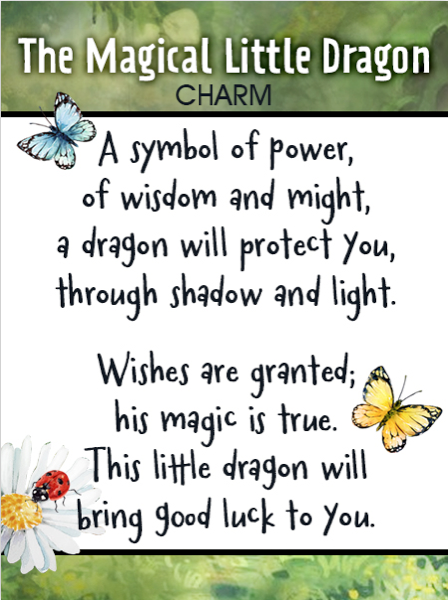 Magical Little Dragon Charm Pocket Token