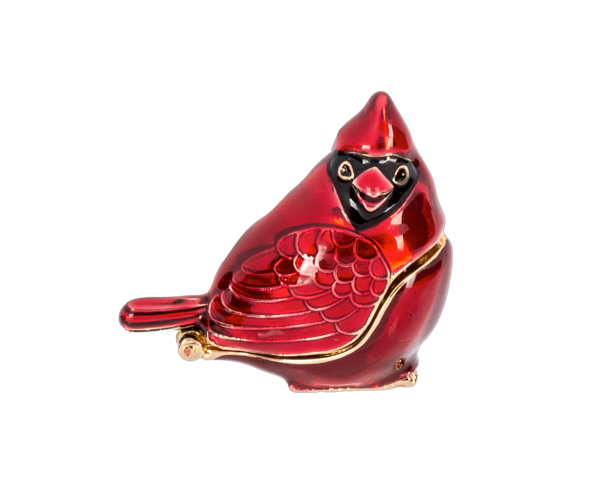 Cardinal Prayer Box Pocket Charm with Message Card | Memorial Gift & Pocket Keepsake
