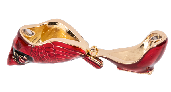 Cardinal Prayer Box Pocket Charm with Message Card | Memorial Gift & Pocket Keepsake