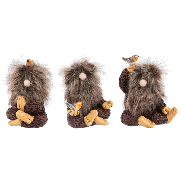 Bigfoot Yoga Figurine - Sitting in Serene Yoga Poses