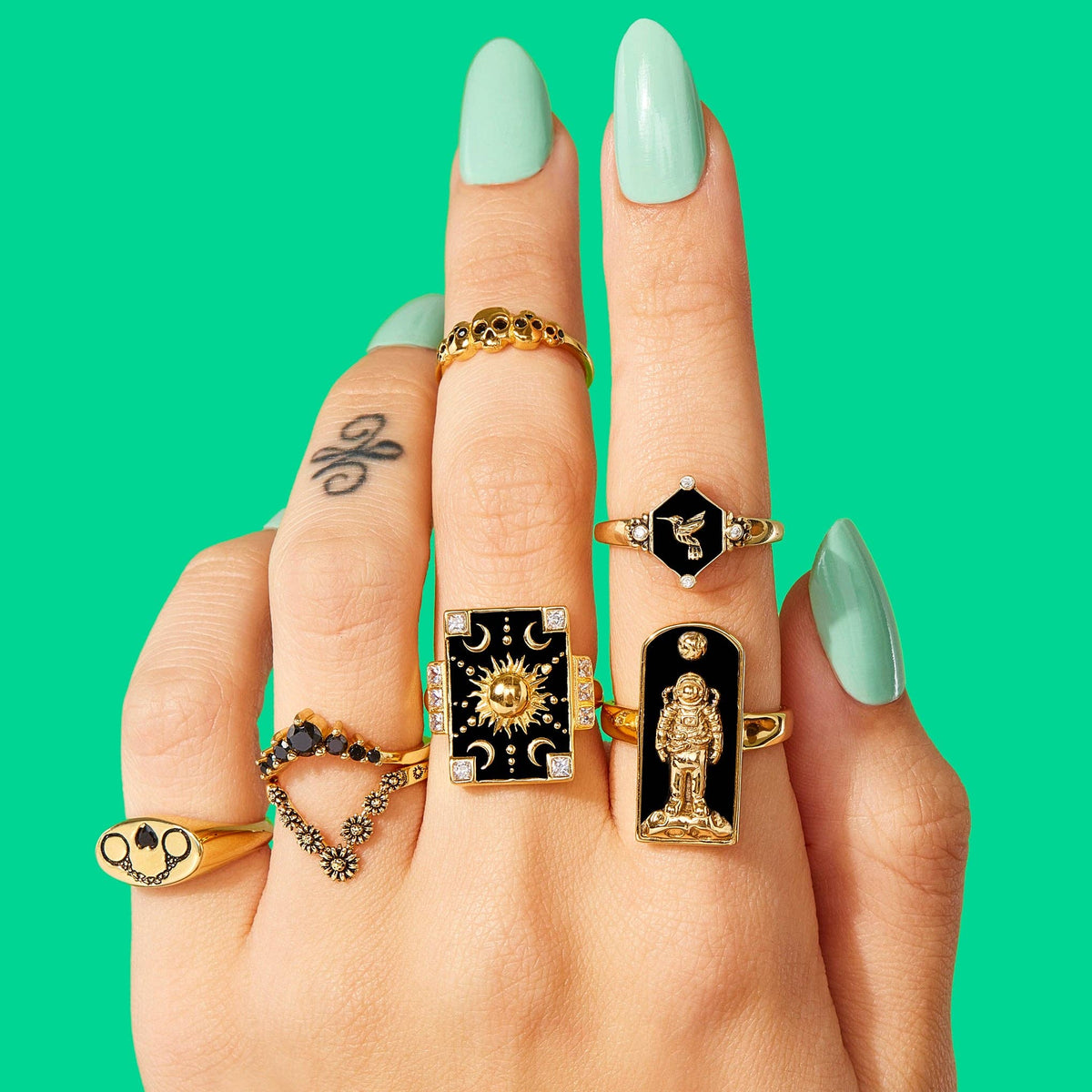 Hummingbird Ring by Little Rooms