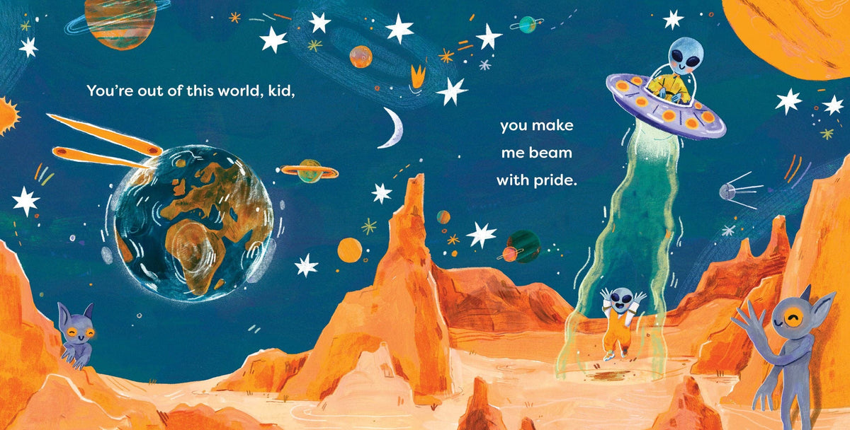 You're Out of This World Board Book