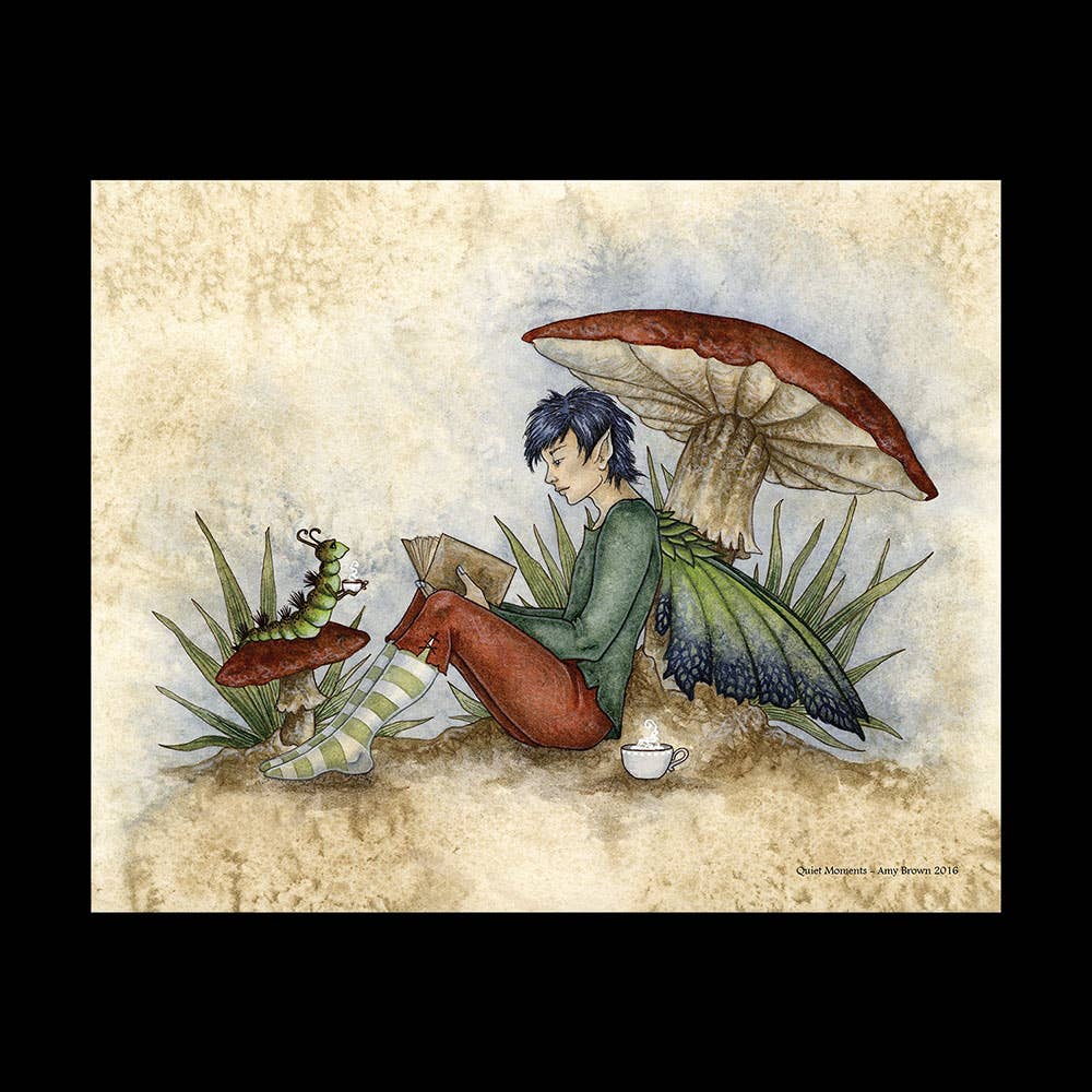 Quiet Moments by Amy Brown – 8x10 Signed Fantasy Art Print