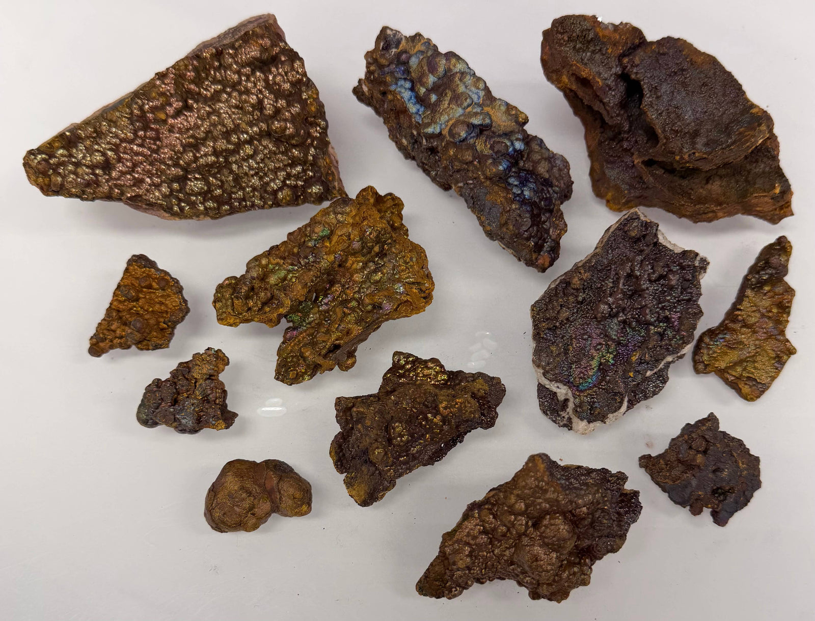 Natural Goethite Rough Crystals | Iridescent Metallic Rainbow Mineral Specimens for Grounding & Protection