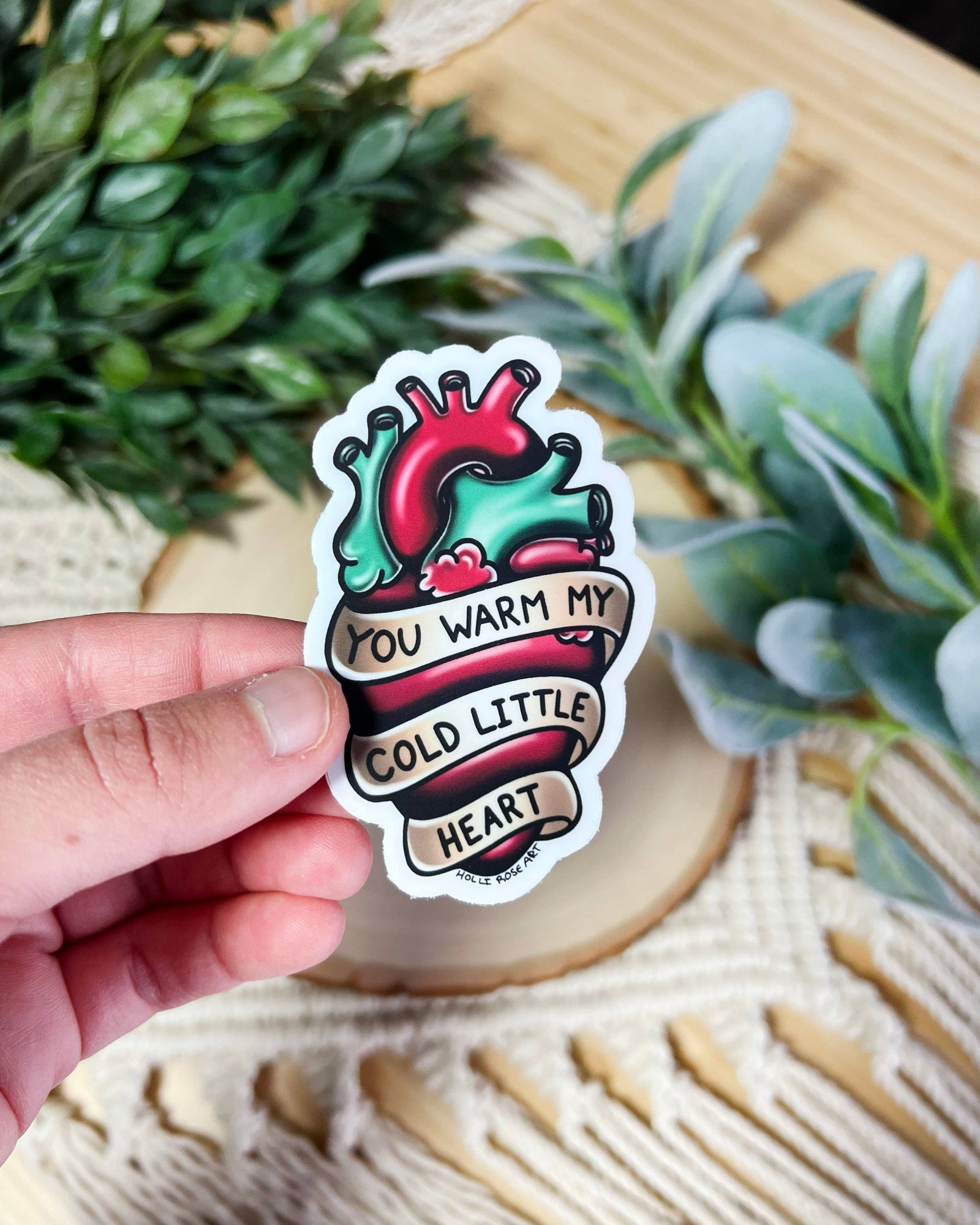 You Warm My Heart Sticker