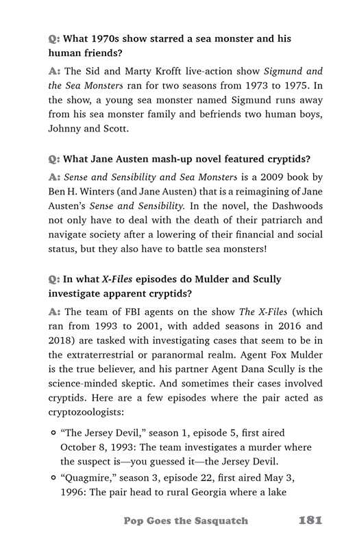 Big Book of Cryptid Trivia by Bernadette Johnson