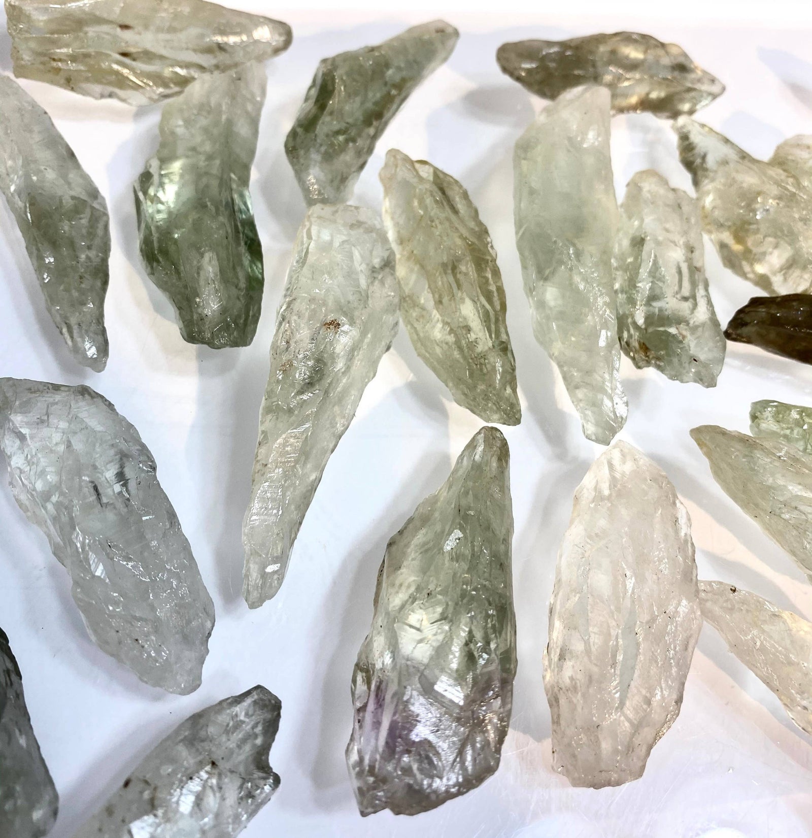 Prasiolite Green Amethyst Natural Crystal Gemstone for Healing