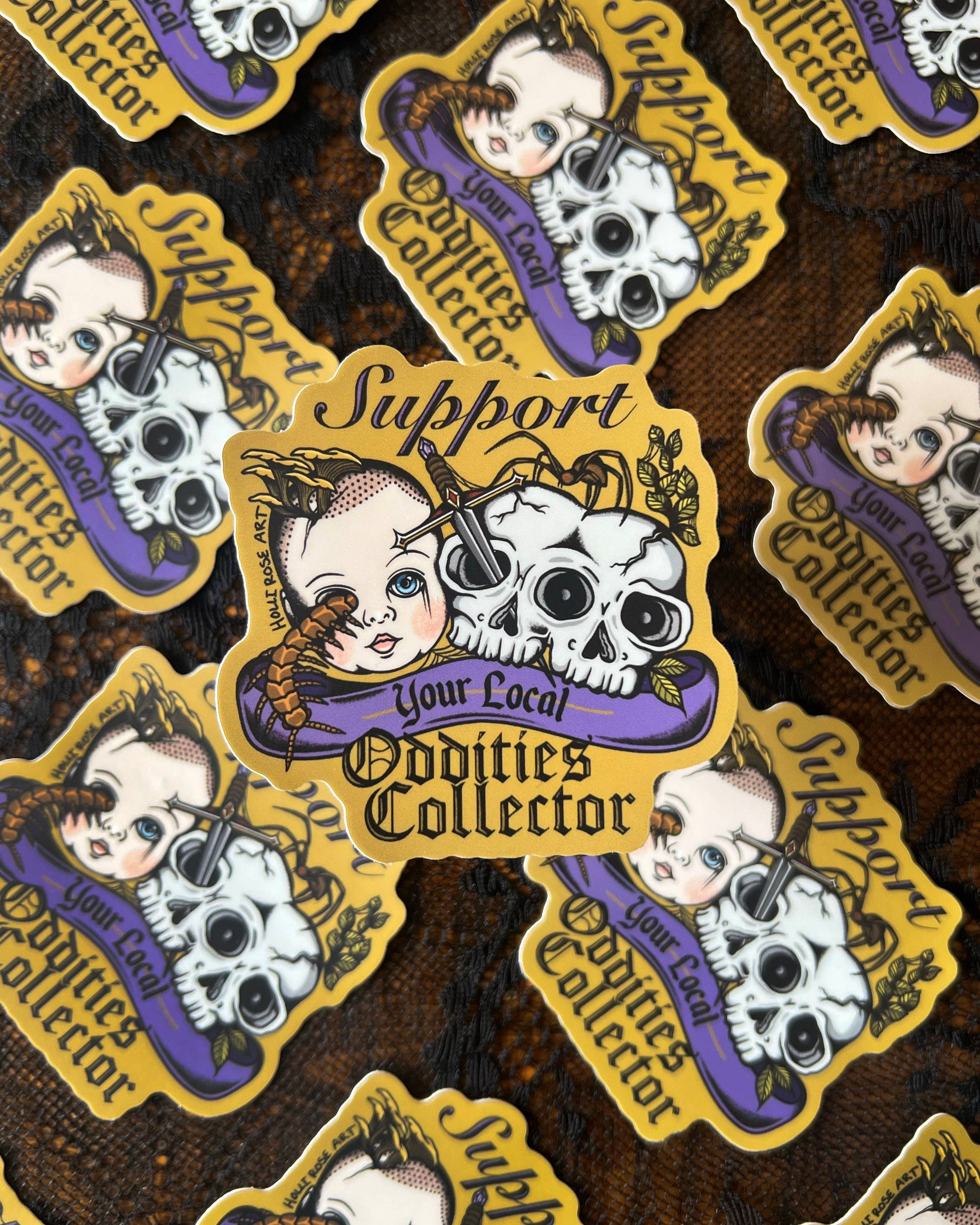 Support Your Local Oddities Collector Sticker