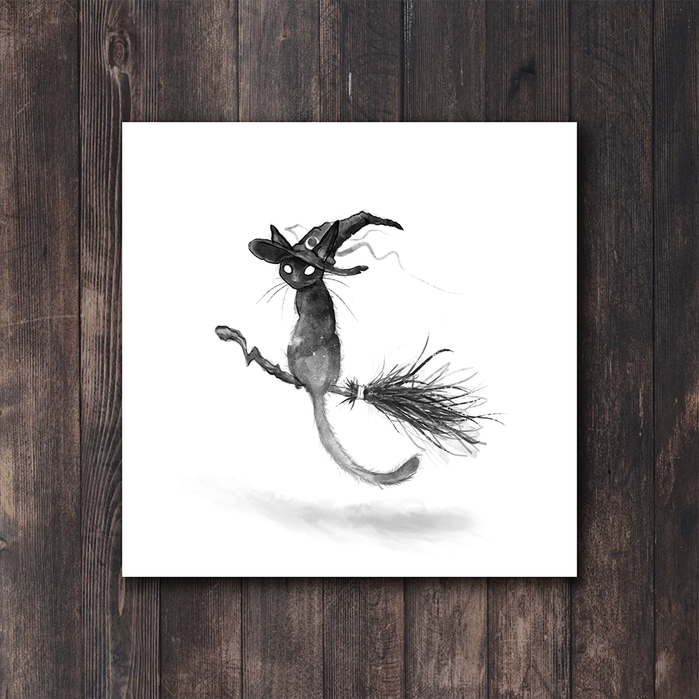 Shade Witch Cat Print