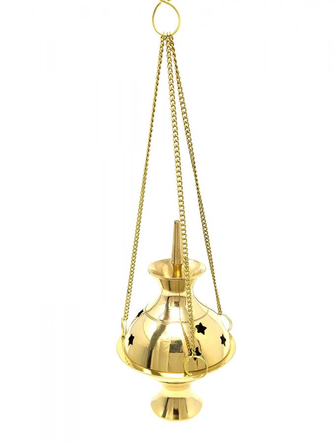 Brass Hanging Burner 4"H