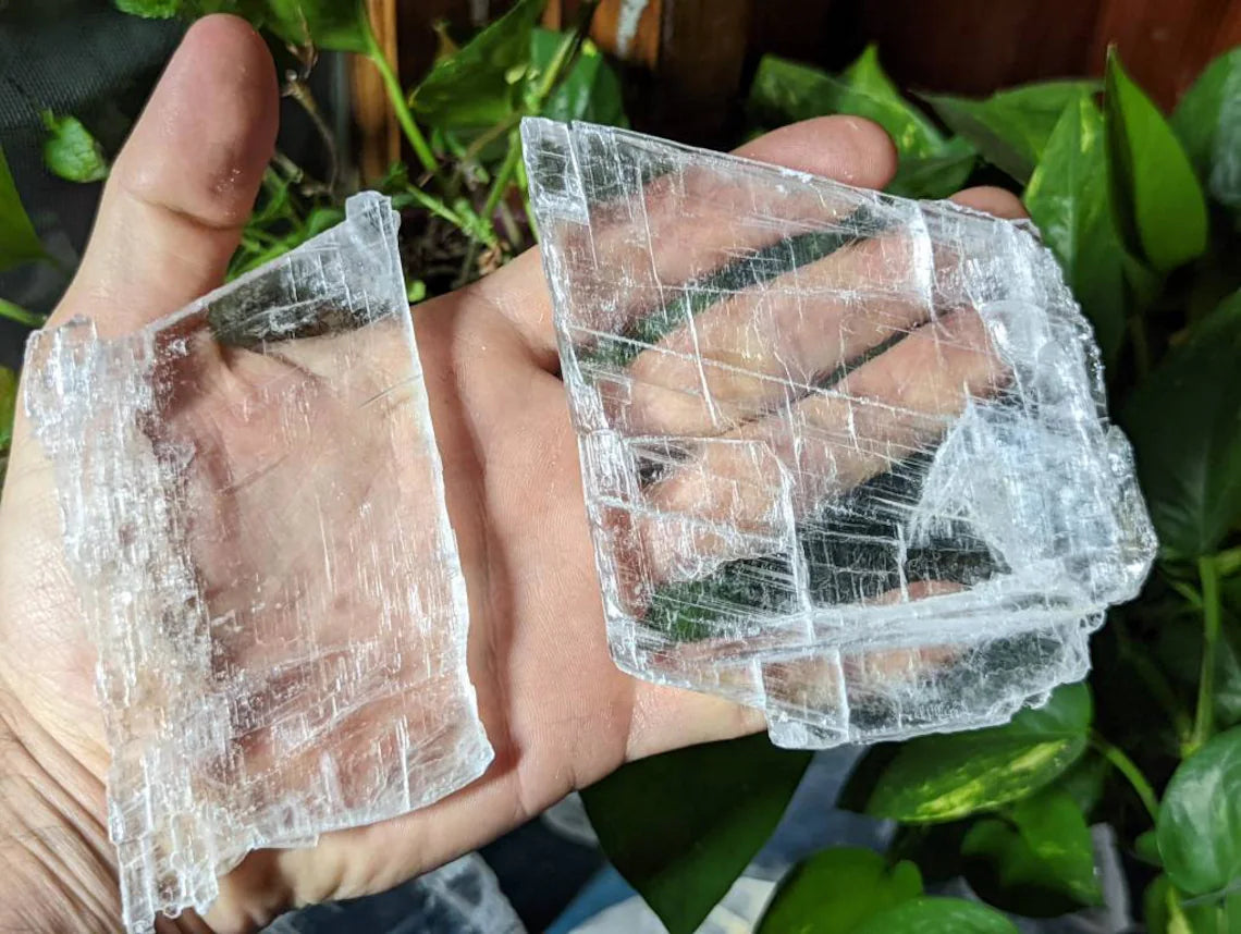 Mexican Selenite Natural Gemstone Slab
