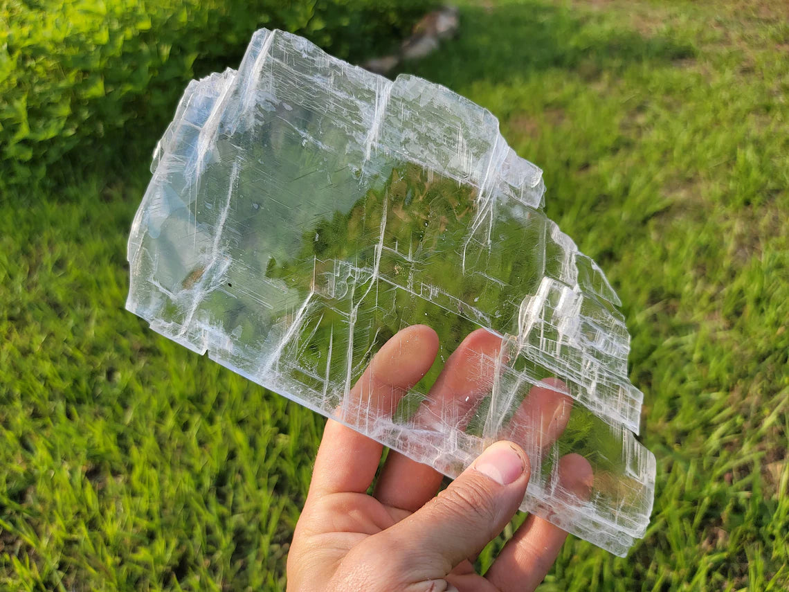 Mexican Selenite Natural Gemstone Slab