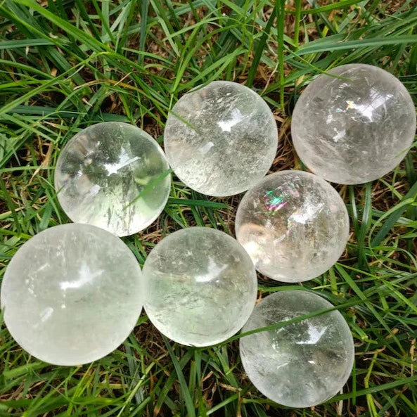 Clear Quartz Gemstone Sphere - 40mm