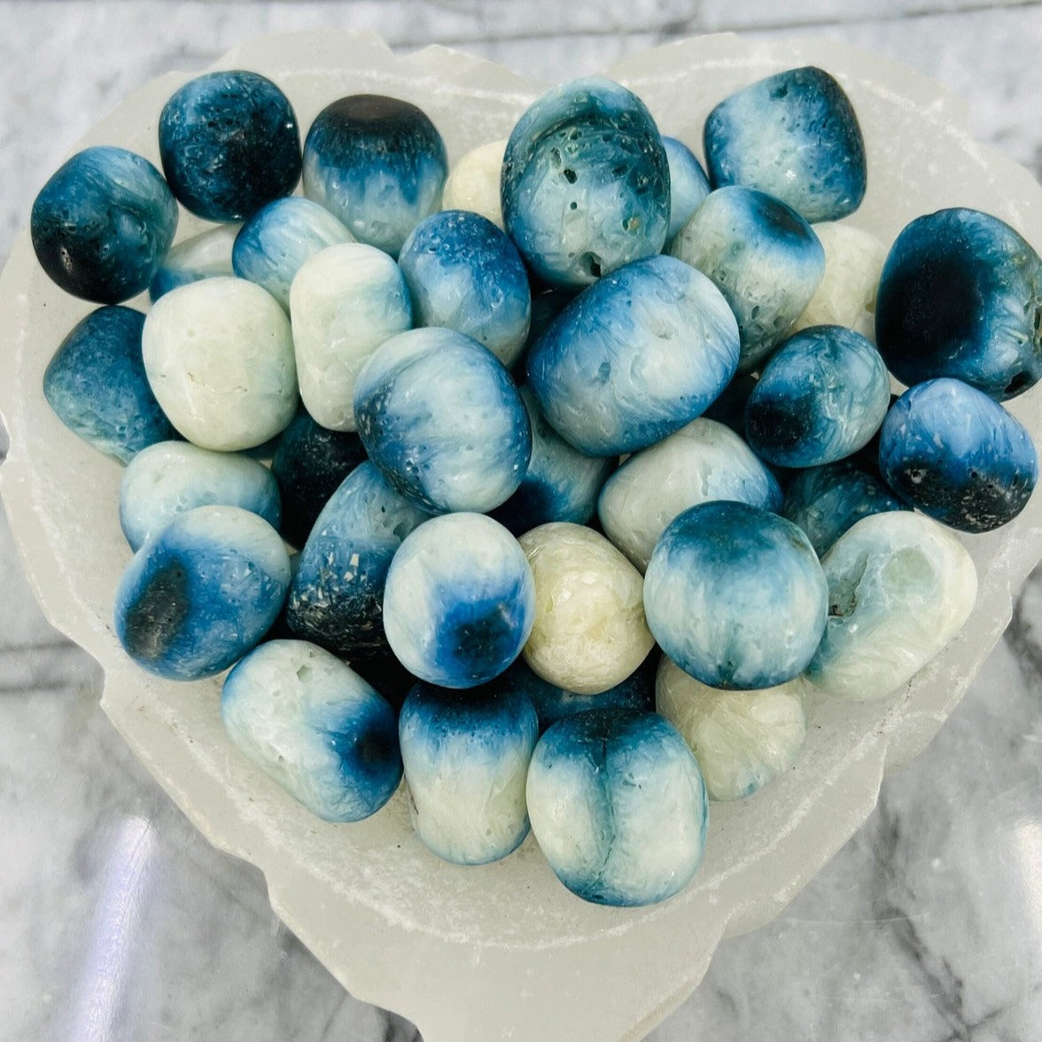 Blue Nakaurite Tumbled Gemstone