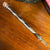 Frosted Twist Silver Tone Healing Wand - 8"