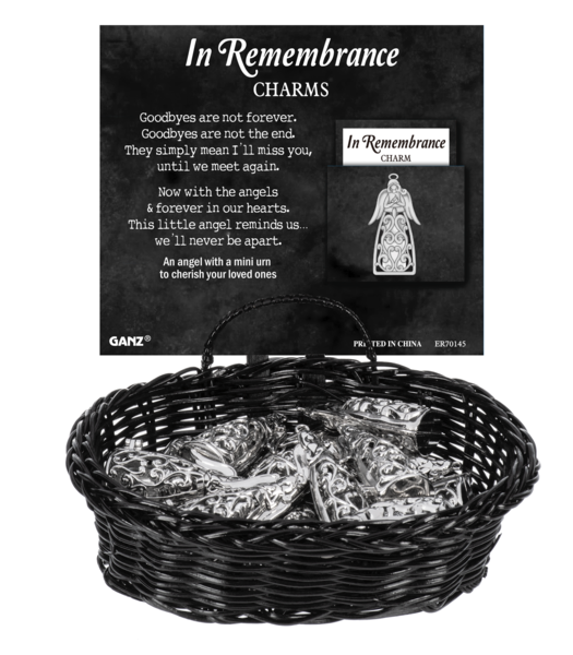 In Remembrance Pocket Charms with Urn