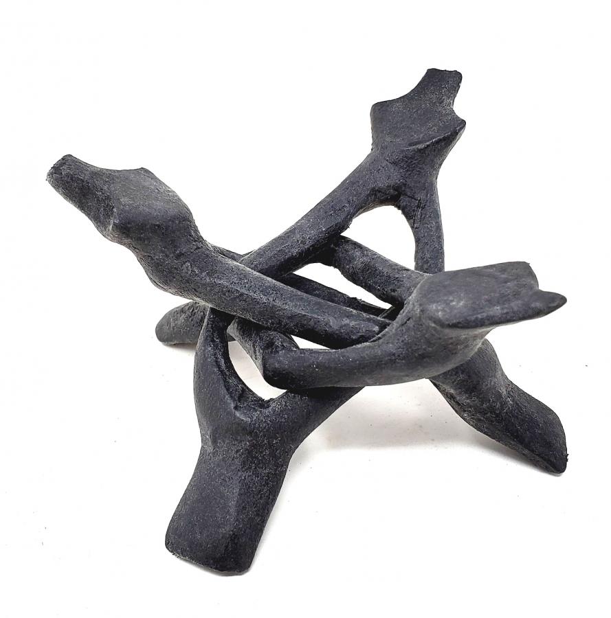 Wooden Tripod Natural Stand 6"