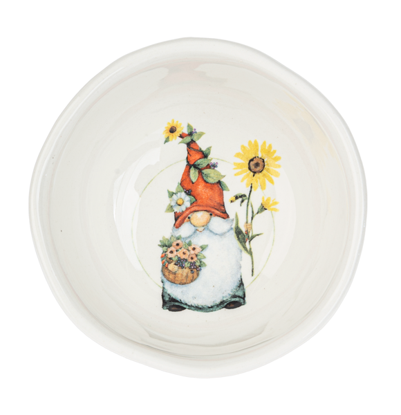 Garden Gnome Tidbit Dish