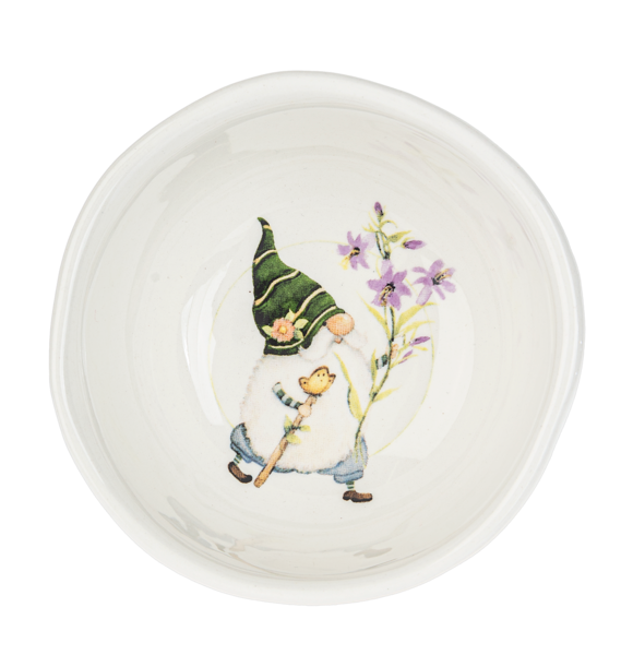 Garden Gnome Tidbit Dish