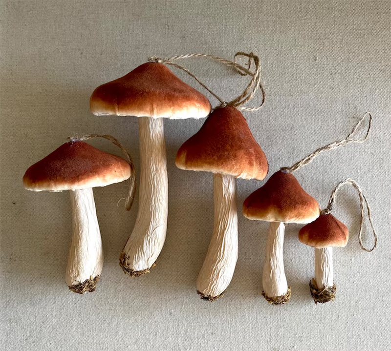 Mushroom Ornament - 5&quot;