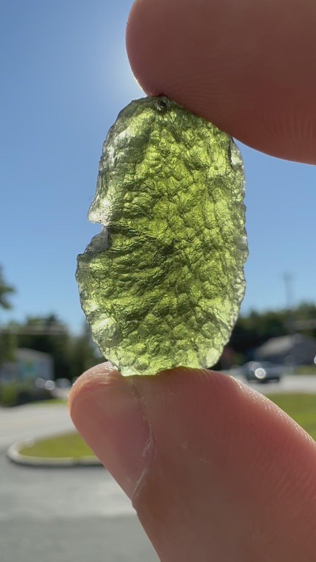 Rare Moldavite Natural Gemstone Specimen - 8g