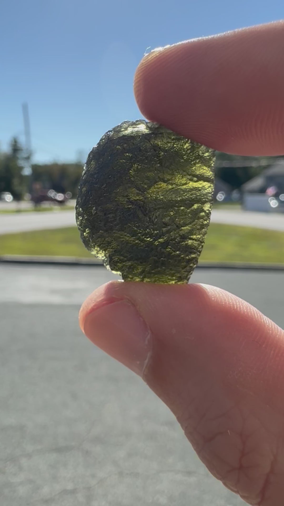 Rare Moldavite Natural Gemstone Specimen - 8.02g