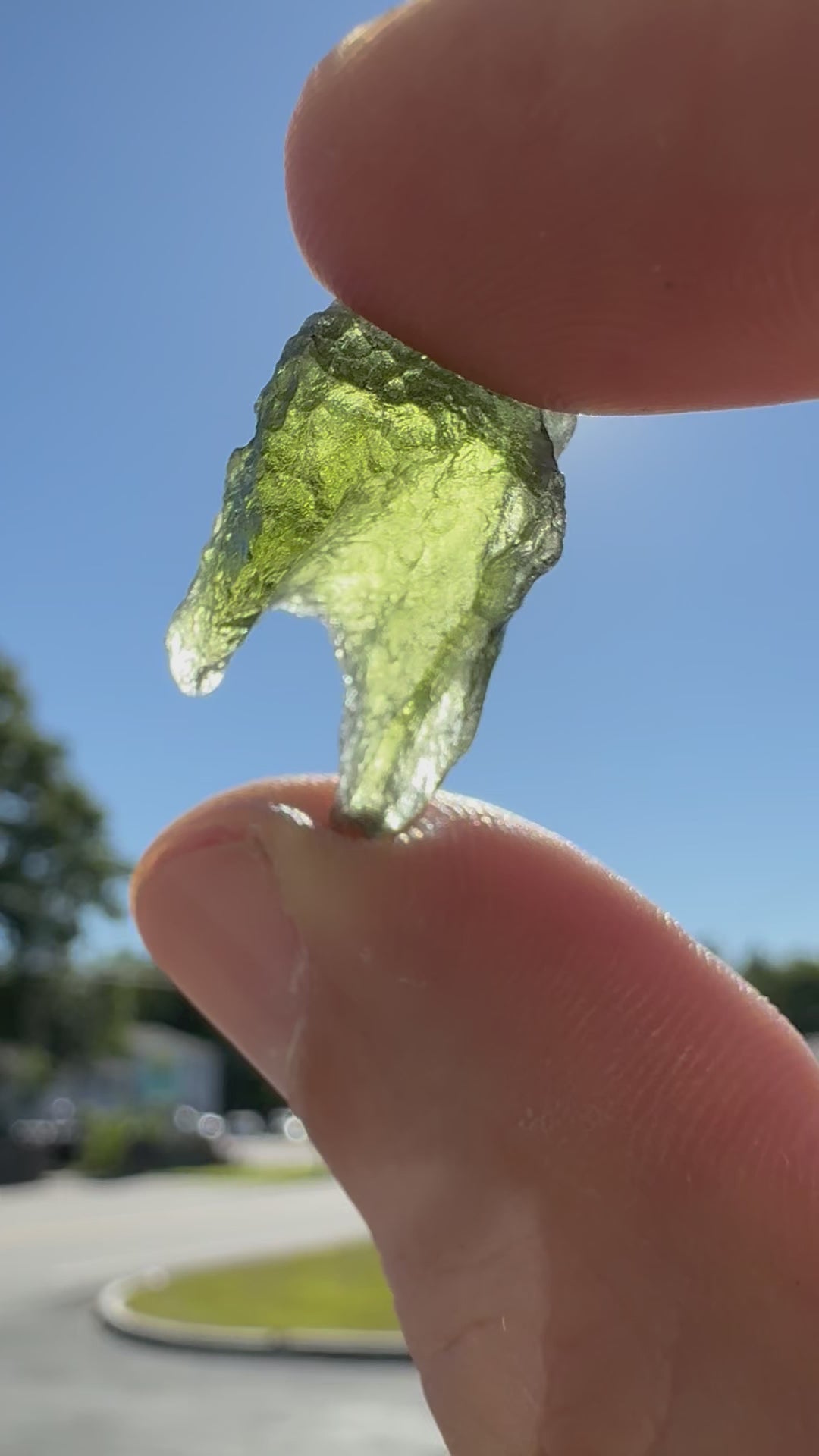 Rare Moldavite Natural Gemstone Specimen - 3.62g