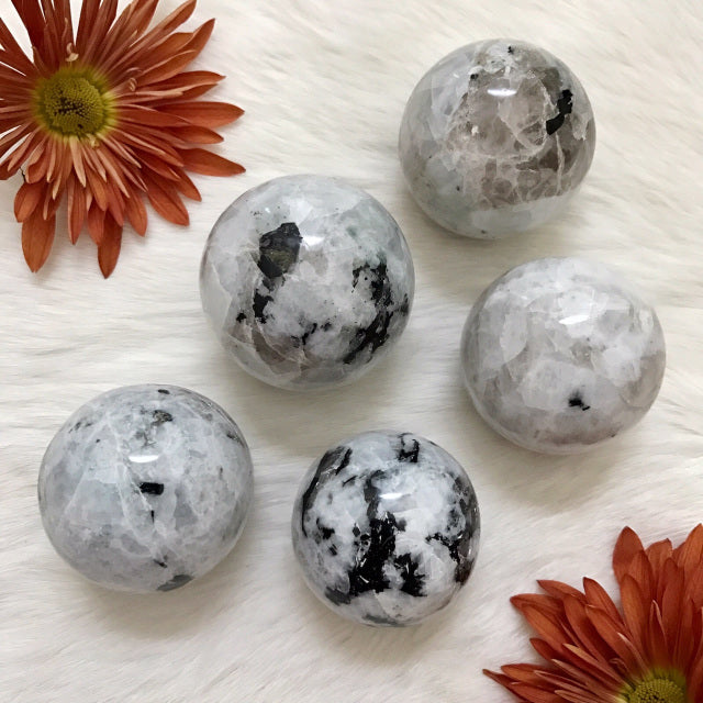 Rainbow Moonstone Sphere
