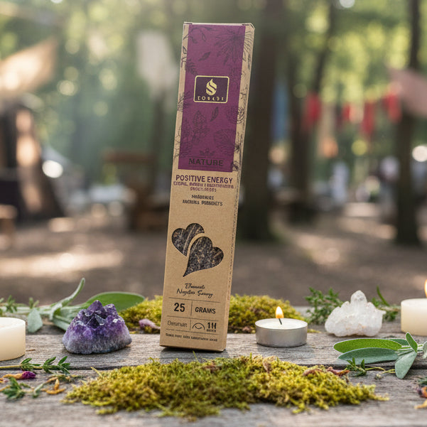 SONAVI – Nature’s Collection: Positive Energy Incense Sticks - Copal, Myrrh, Frankincense & Palo Santo - 25 grams