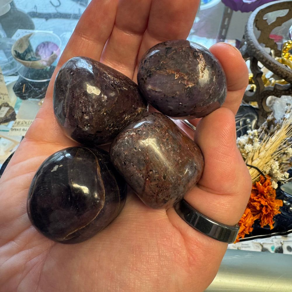 Star Ruby Pebble 25–45mm | Rare Polished Gemstone of Passion &amp; Power